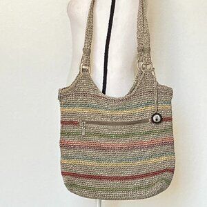 *SOLD* The Sak Striped Oversized Shoulder Bag